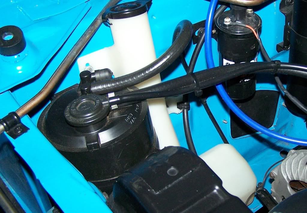 Charcoal canister on a 1972 Road Runner Nest